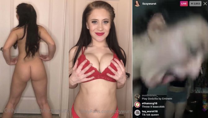 Youtuber star Lizzy Wurst (LizzyWurst) sex tape and nudes photos leaks onli...