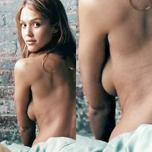 Jessica Alba Nude Side Boob From "Awake" Enhanced - T Jessica Alba Side Boob Awake2