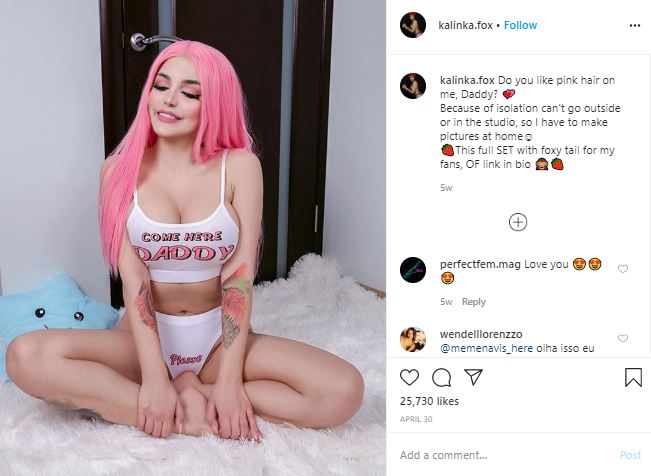 Kalinka Fox Nude Xmas Ahri Patreon Video Leaked