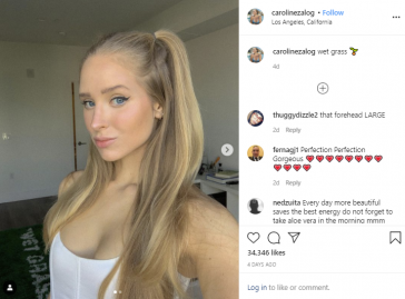 Caroline Zalog Sexy Morning Tease Video Leaked
