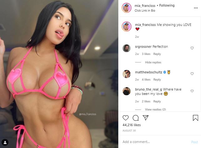 https://www.instagram.com/mia_francisss/ Mia Francis Full Porn Sex Tape Onl...