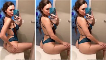 Heatheredeffect lewd mirror selfie of video