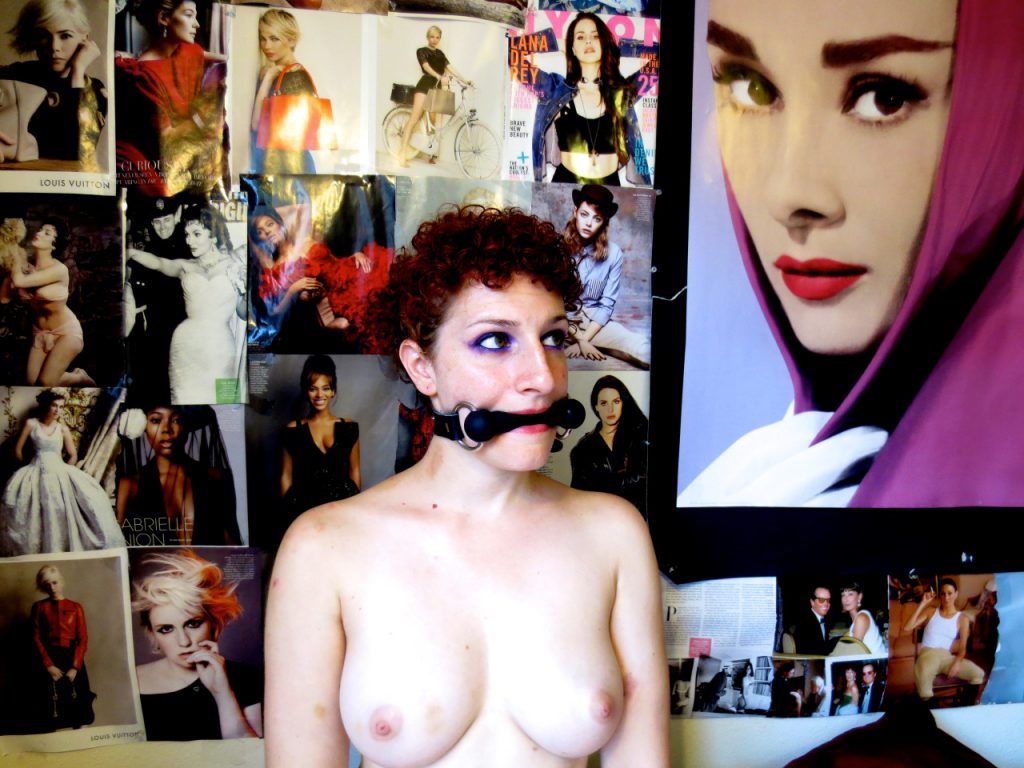 Brittany Simon nude BDSM photos. 