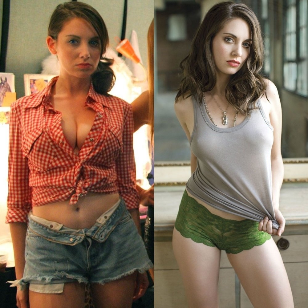 Alison Brie New Topless Nude Scene From "Glow" .
