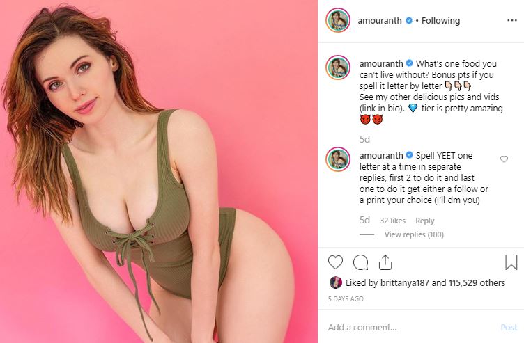 Amouranth – ASMR lewd tease – Patreon leak ⋆ - Capture 199