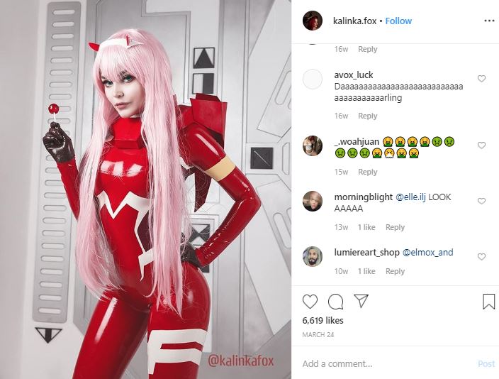 Kalinka fox princess leia slave cosplay set leaked