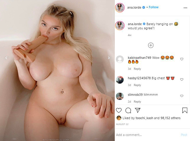 Csblondebombshell Tiktok Naked Thot Masturbating Sexy Video And Photos