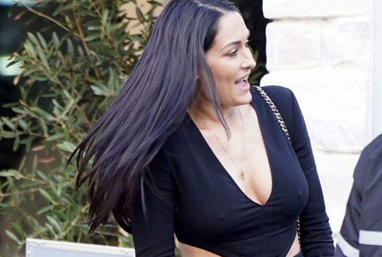 Hey folks, today we have one of your favorite WWE star Nikki Bella cleavage on many p...