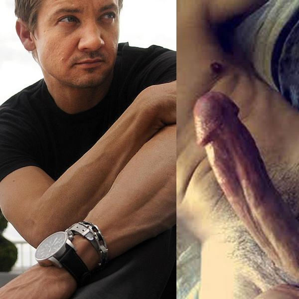 Renner has big cock, despite that he’s not tall. 