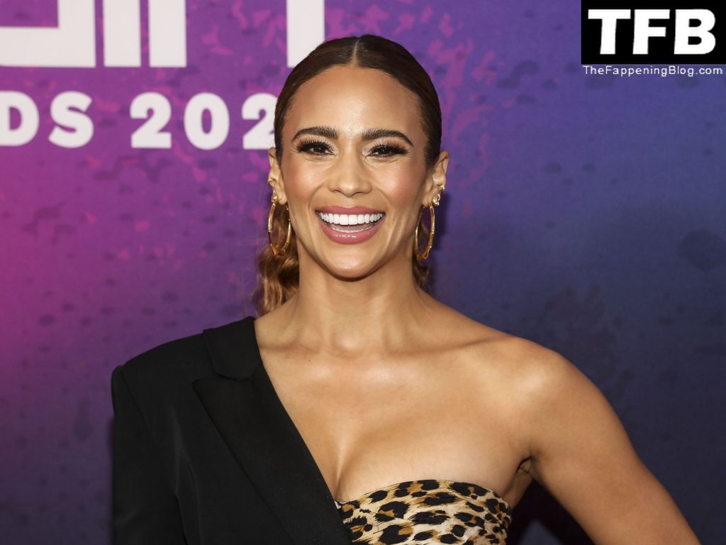 Paula Patton Flaunts Her Sexy Figure at the 2021 Soul Train Awards (12