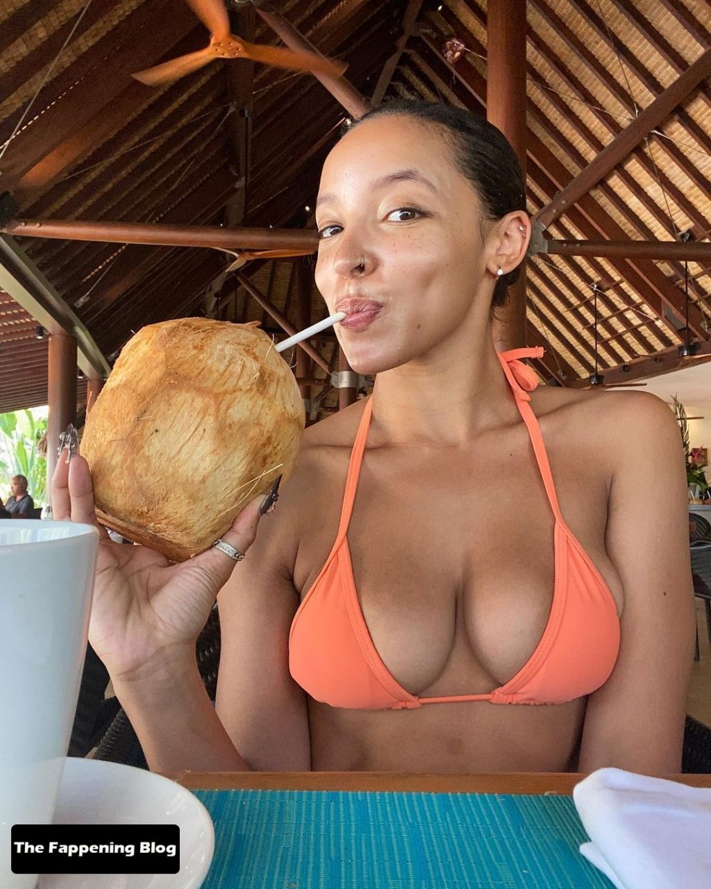 Top Tinashe Shows Off Her Sexy Tits At The Party