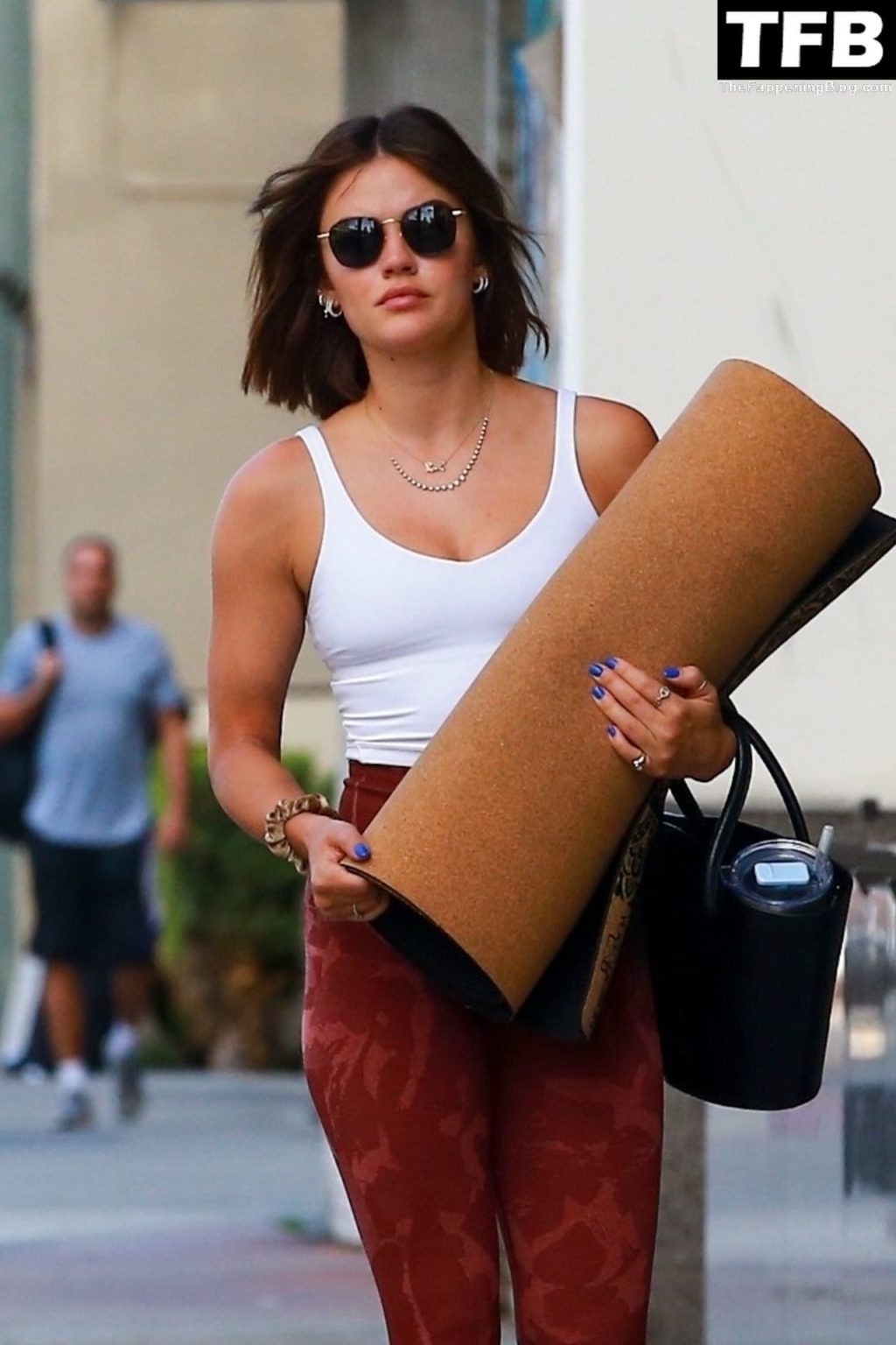 Lucy Hale Brings Her Own Mat to a Yoga Class in WeHo (12 Photos) - OnlyFans Leaked Nudes