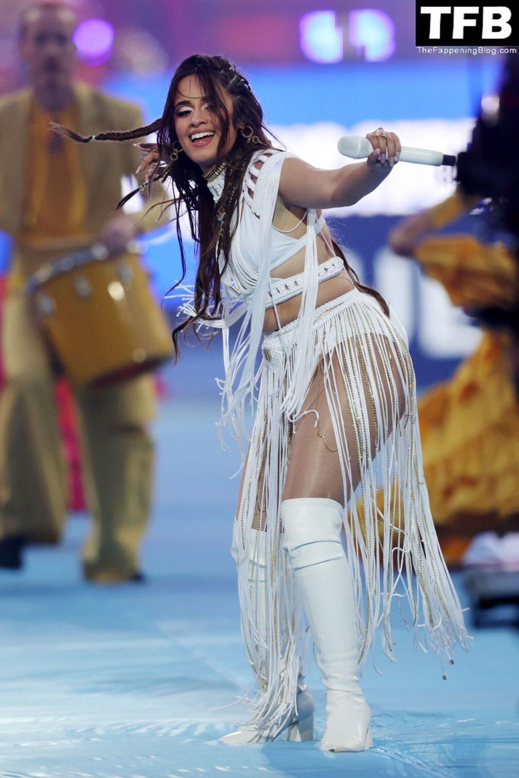 Camila Cabello Flaunts Her Curves As She Performs At The Champions League Final Opening Ceremony