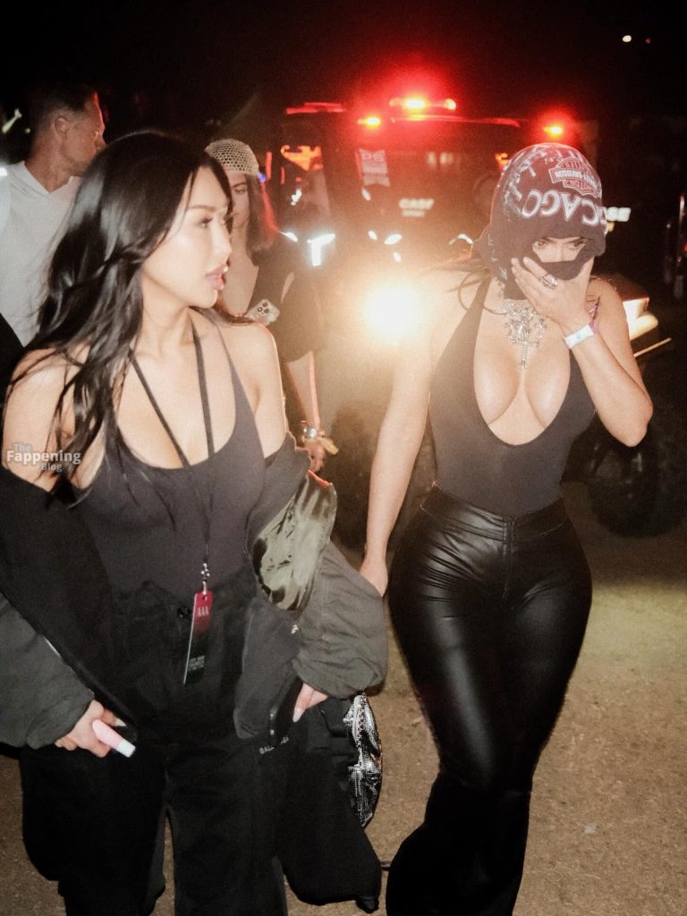 Kim Kardashian Shows Off Her Huge Boobs at Coachella (20 Photos) 11