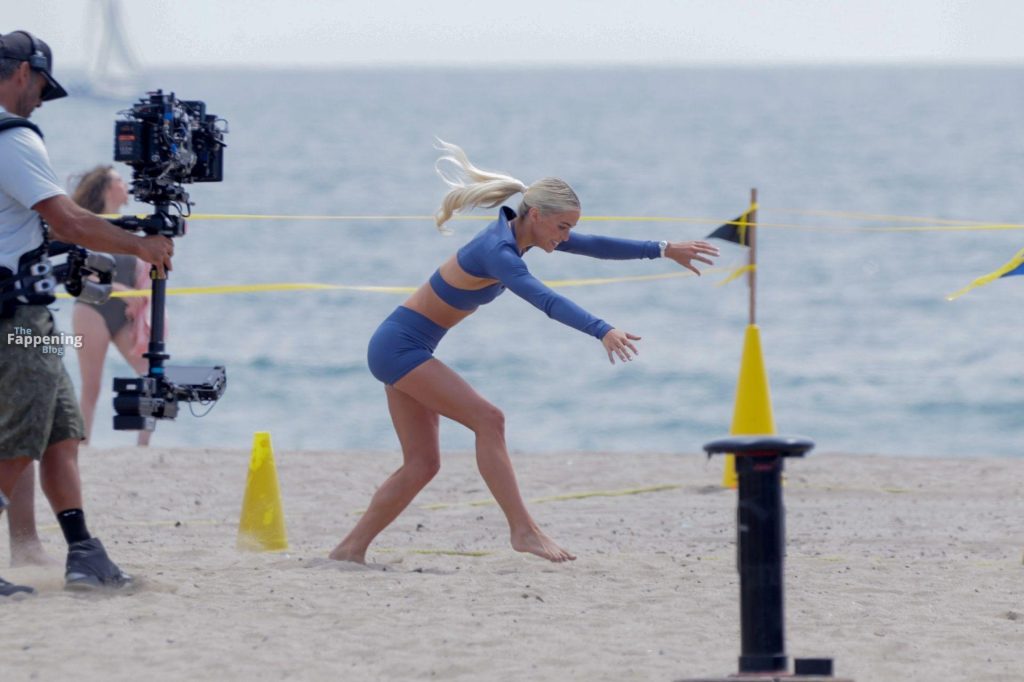 Olivia Dunne Shows Off Her Cameltoe, Ass and Legs on the Beach in Santa Monica (49 Photos) 20