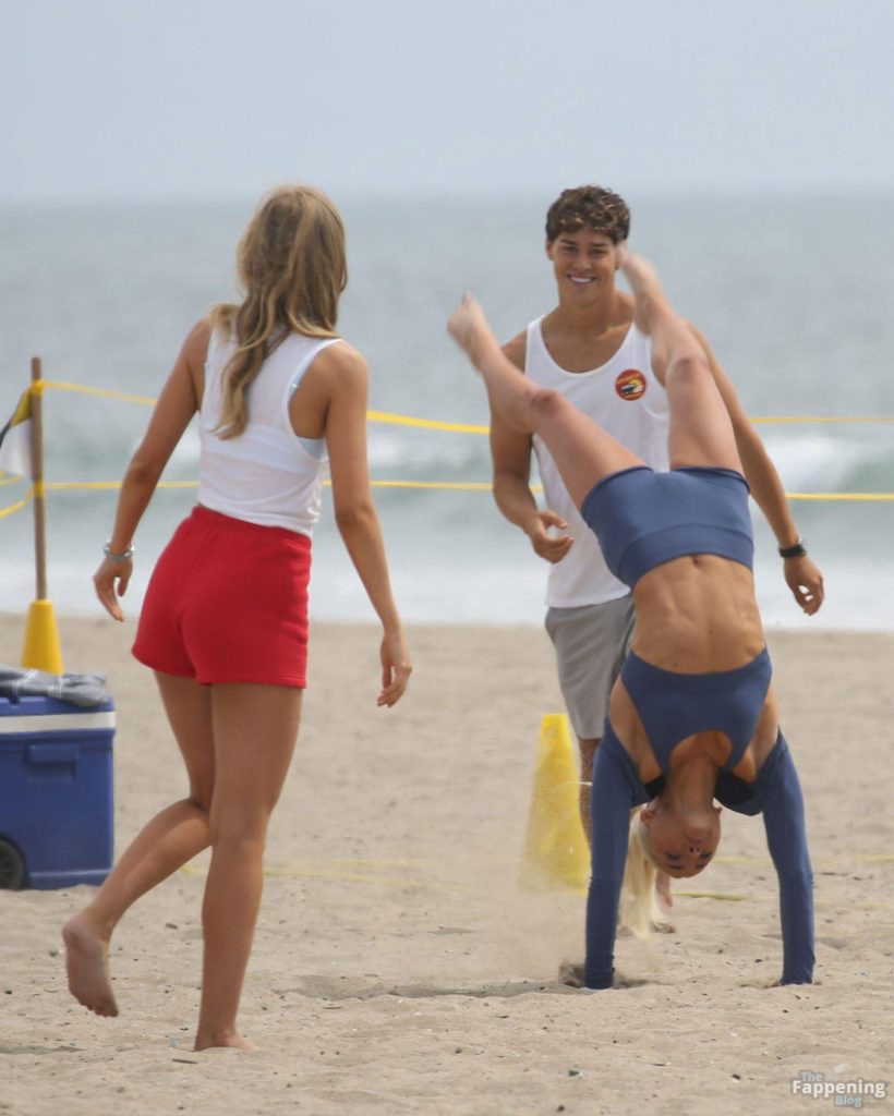 Olivia Dunne Shows Off Her Cameltoe, Ass and Legs on the Beach in Santa Monica (49 Photos) 30