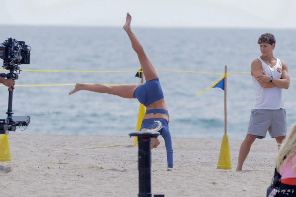 Olivia Dunne Shows Off Her Cameltoe, Ass and Legs on the Beach in Santa Monica (49 Photos) 3