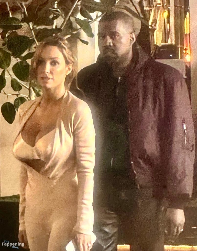 Bianca Censori & Kanye West Keep It Cozy Over Lunch Meeting at Chateau Marmont in LA (46 Photos) 6