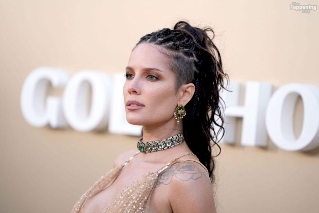 Halsey Flashes Her Nude Tits in a See-Through Dress (47 Photos) 6