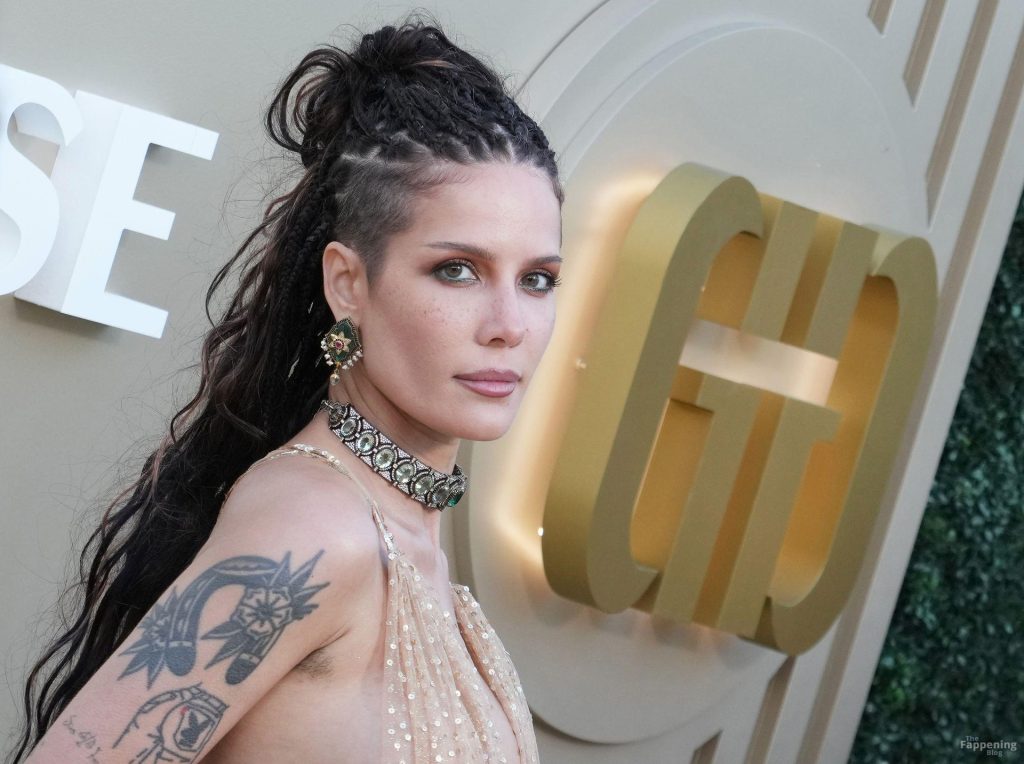 Halsey Flashes Her Nude Tits in a See-Through Dress (47 Photos) 15