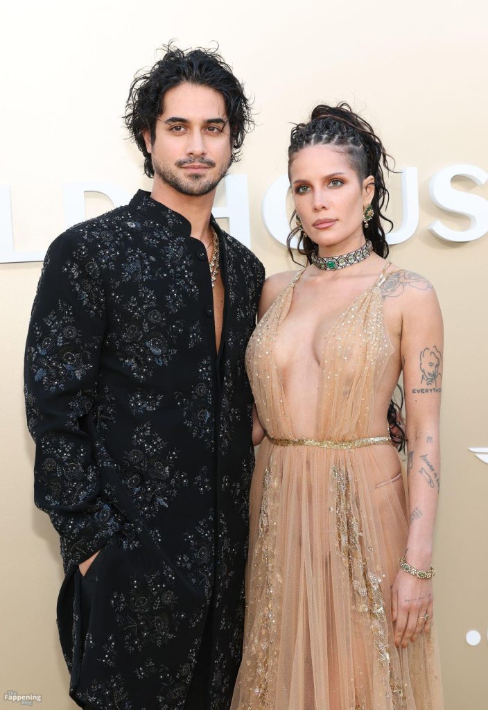 Halsey Flashes Her Nude Tits in a See-Through Dress (47 Photos) 13