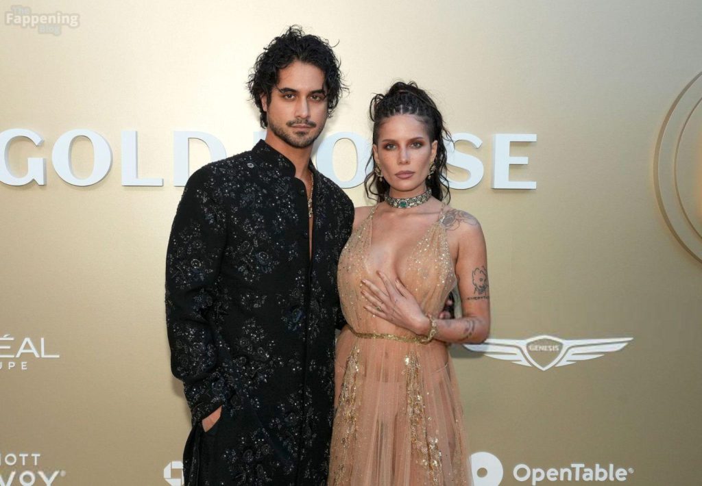 Halsey Flashes Her Nude Tits in a See-Through Dress (47 Photos) 11